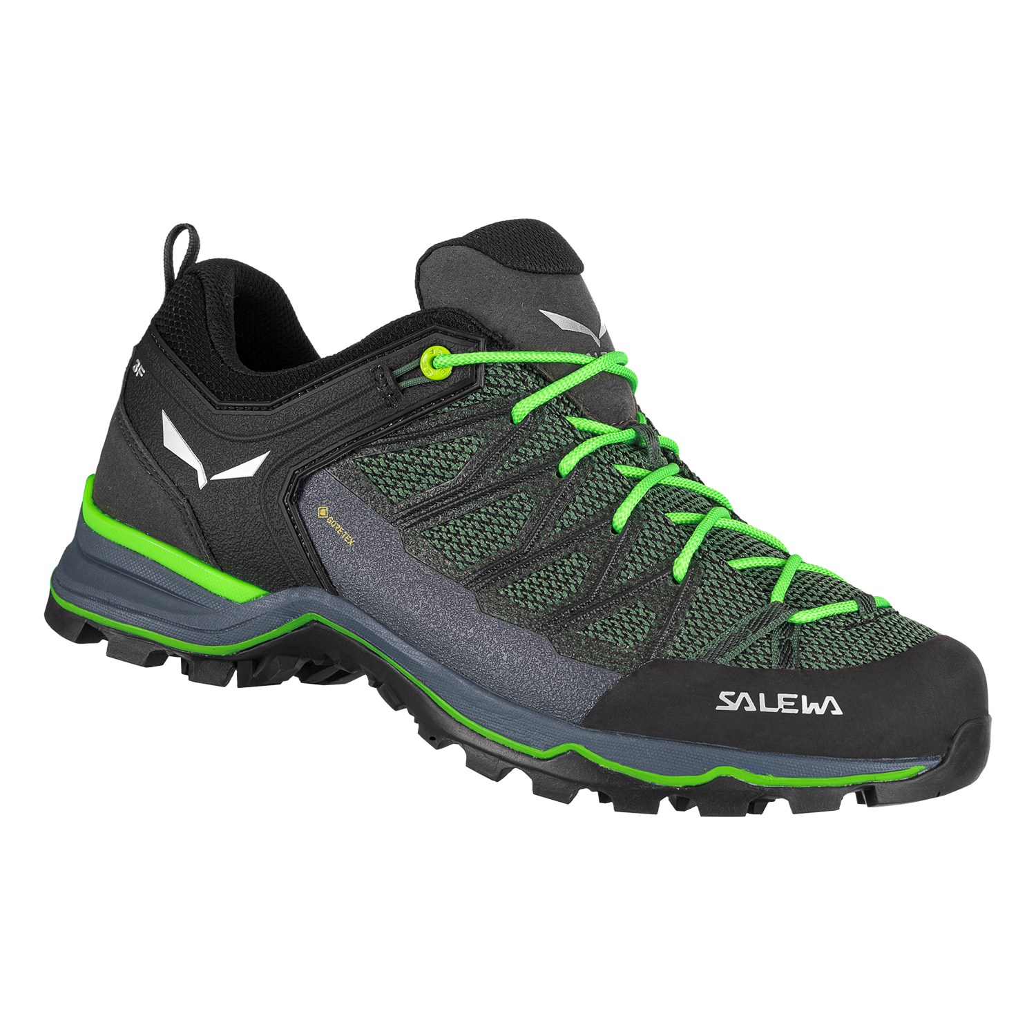 Zapatillas Trekking Hombre Chile - Salewa Mountain Trainer Lite GORE-TEX® - Verde/Azules - HXQW-3756